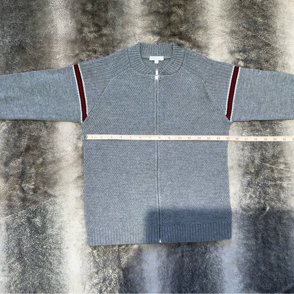 Gucci Gray Zip Up Sweater - Picture 4 of 5